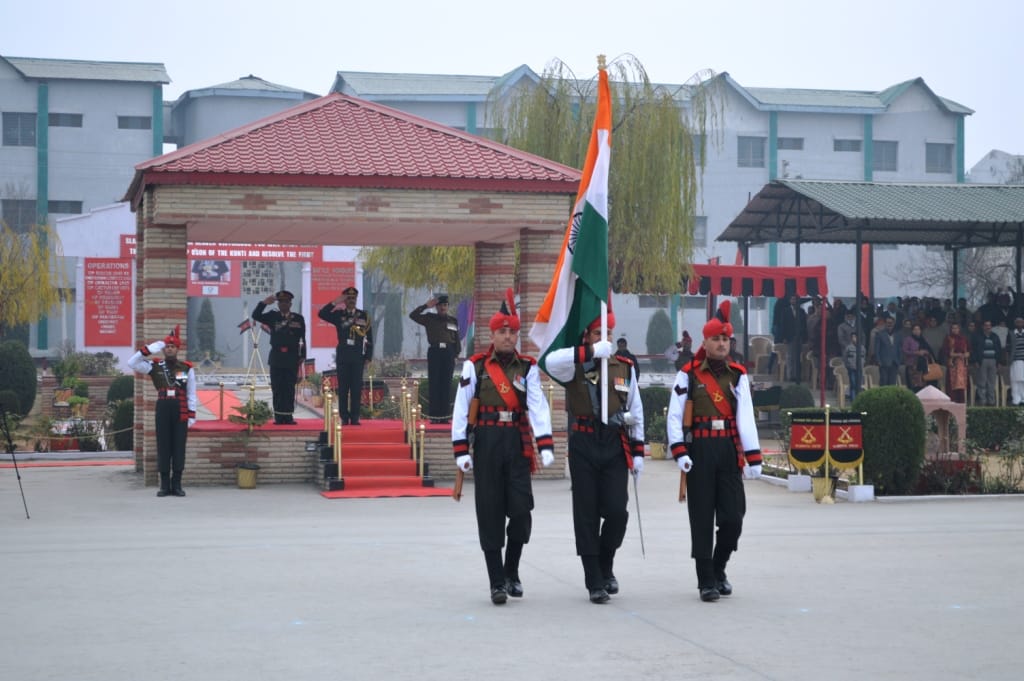 passing out parade of army in srinagar