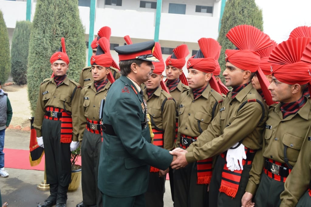passing out parade of army in srinagar