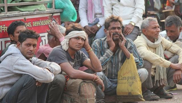 not getting the work, The migration of workers start