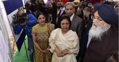 CM Badal Parkash singh badal in mohali, attacks on sidhu
