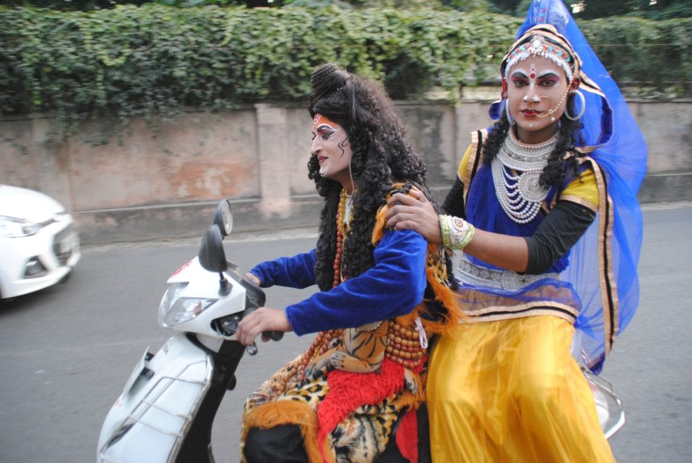  shiva and parvati went on activa