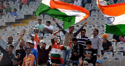 no craze of people for india vs england test match, empty chairs in pca stadium