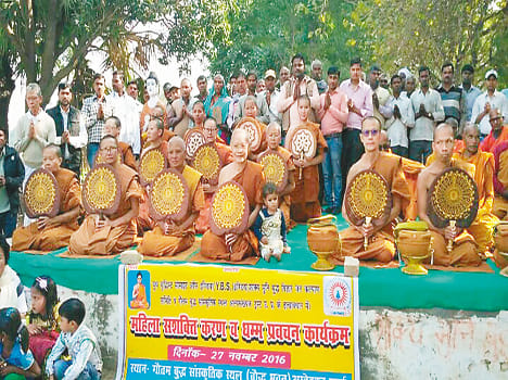 Buddhist monks emphasis on women's empowerment