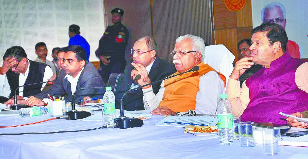 CM, CM Haryana, CM Manoharlal, CM in meting at Hisar, Hisar