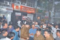 atm, currency, que, bank, youth, hangama, karnal