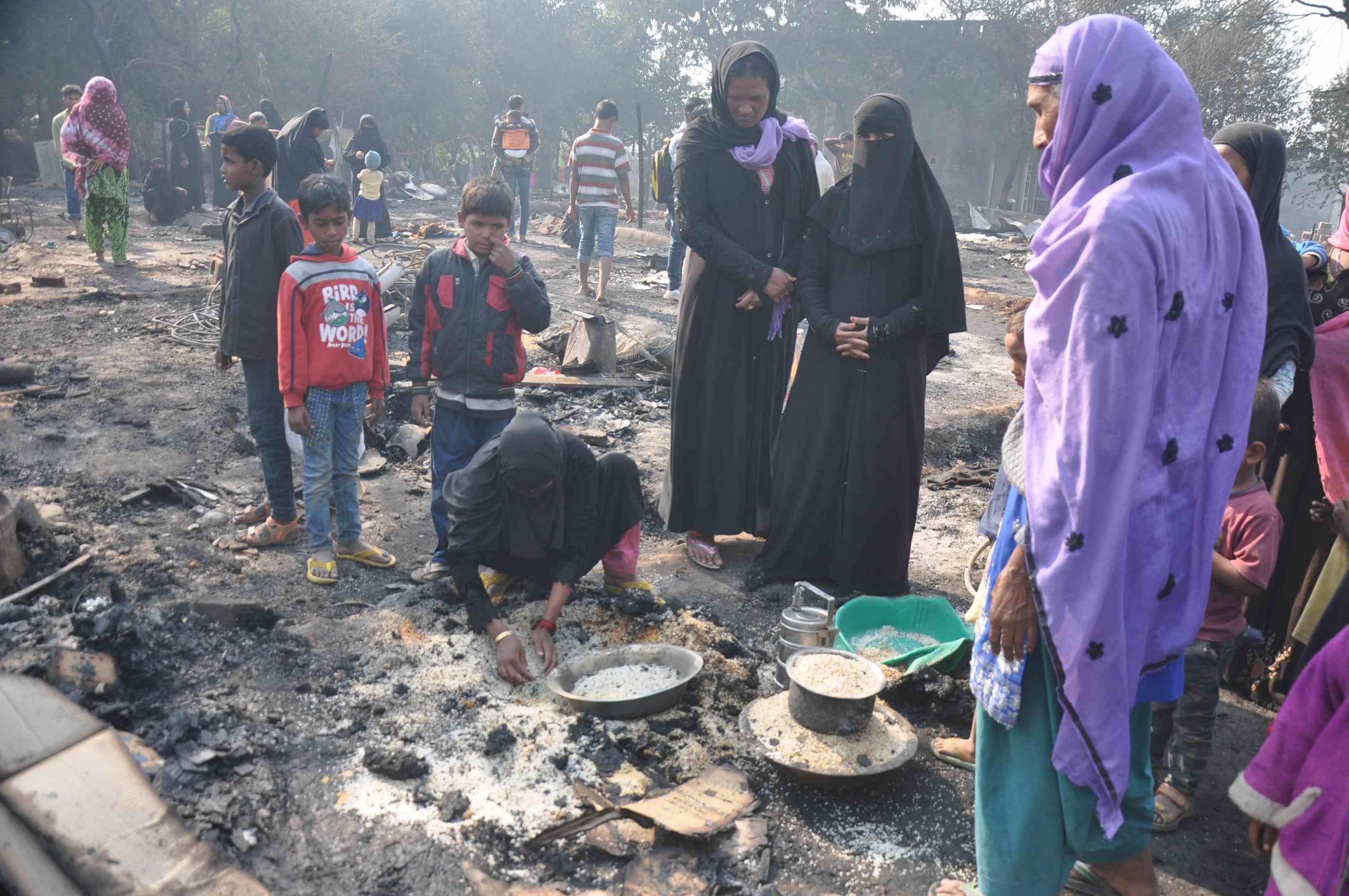 FIRE BROKE OUT 238 HOMES IN NARWAL OF JAMMU AND KASHMIR