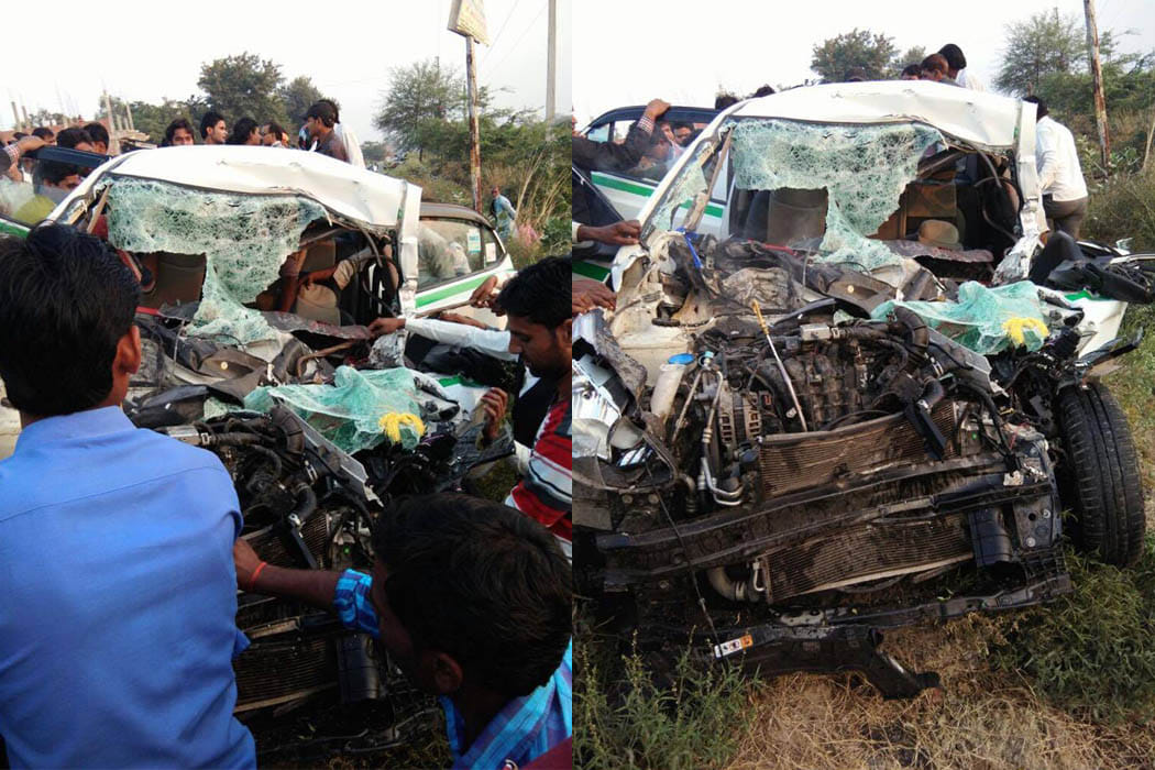 drunken driver of container killed three five people at kanpur