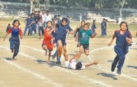 sport, state game, win karnal, balyball, students, karnal