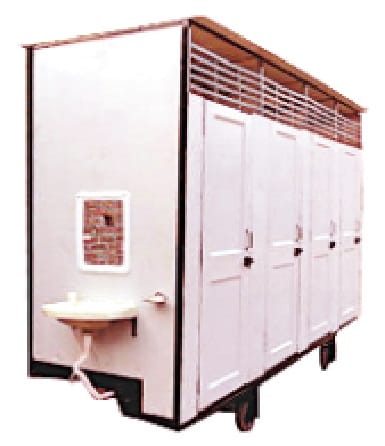  Six mobile toilets will be installed in the city