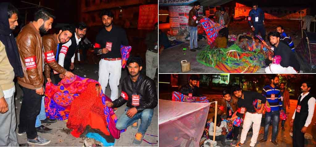 'Who is hussain' NGO distribute blankets to homeless people in Ghaziabad