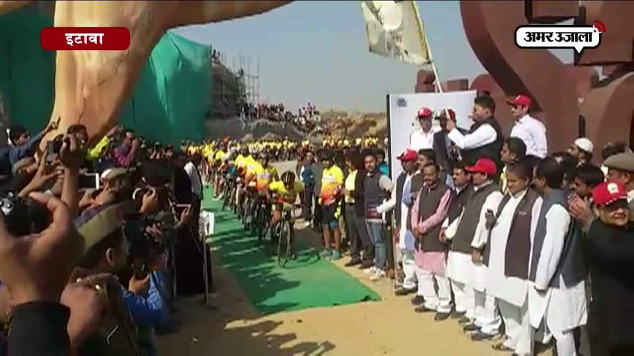 इटावा : दुनिया का सबसे लंबा लायन सफारी साइकिल ट्रैक