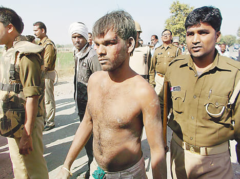Young man killed in crash on organically in jalaun