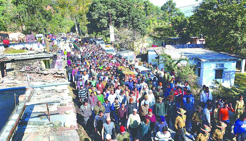 Chandra Singh Shaheed funeral with military honors