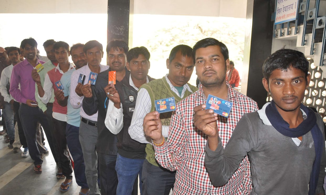 agitation against currency ban
