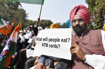 Protests Over PM Modi's Demonetisation
