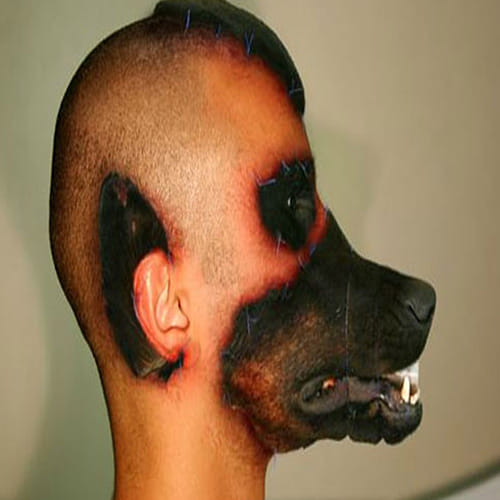 Brazilian Man Got a Dog Face by Plastic Surgery