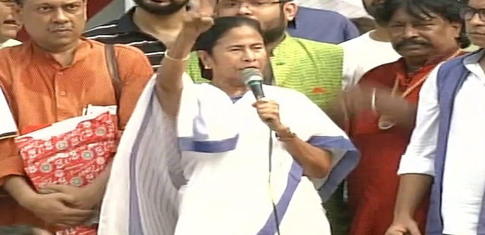 Mamata given slogan 'Remove modi, Save Country'