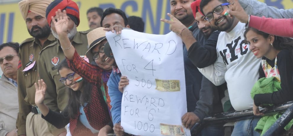 Notbandi India-England match between the players the fans special offers
