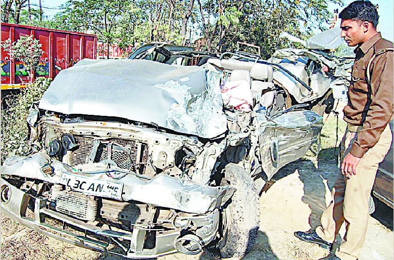 The accident on the highway
