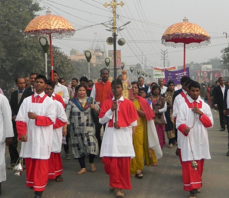 Procession brought out the message of peace
