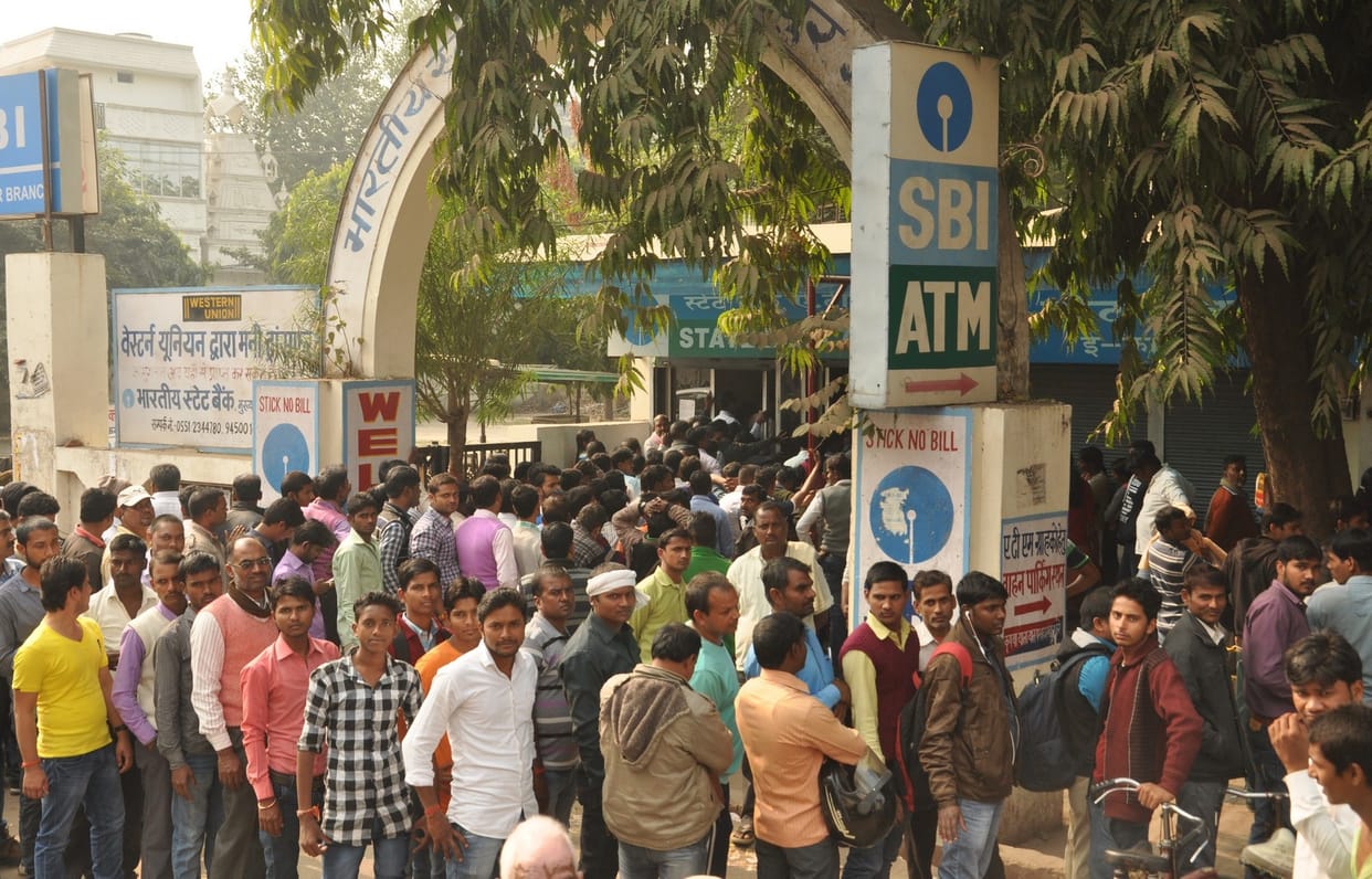 Only two bank's ATM are worked