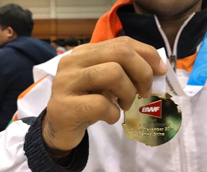 Azamgarh district magistrate wins medal in badminton.