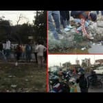 notes thrown by an unidentified man in to drain in ghaziabad