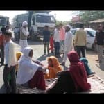 women protest on high way in nuh mewat against demonetization