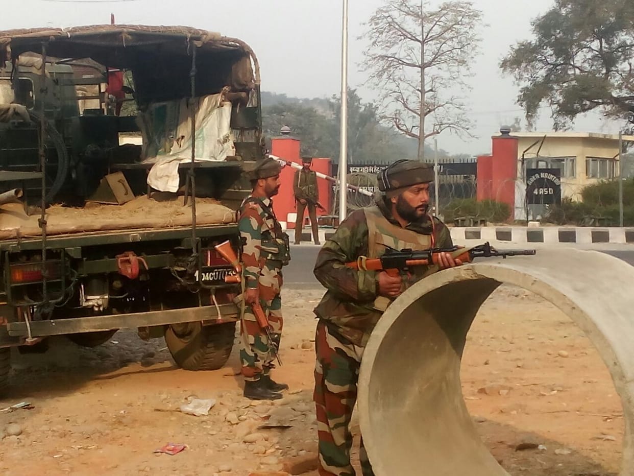 nagrota attack again on the the army camp in nagrota
