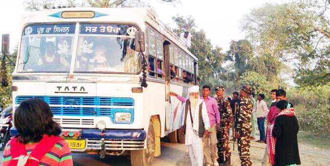 Checking took place on Tuesday