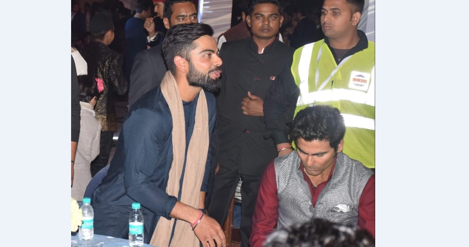 Virat Kohli unique style in Yuvraj singh sangeet ceremony