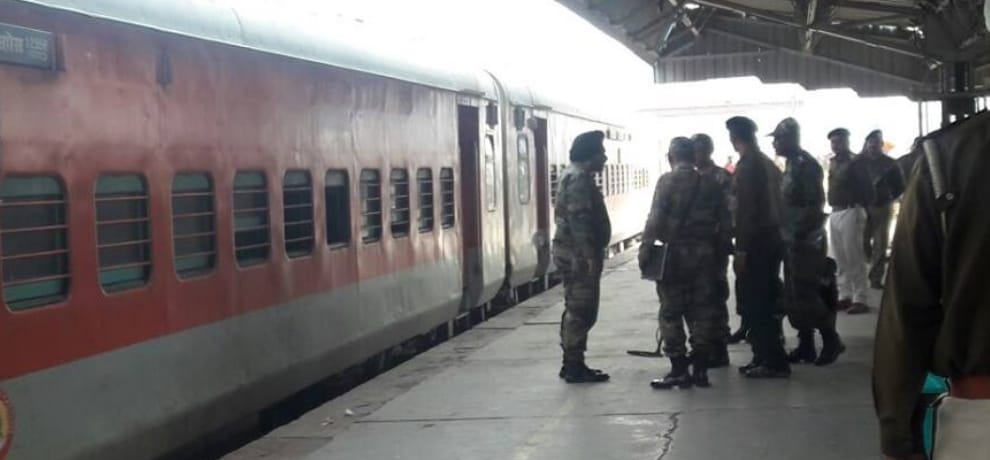 Archana Express bomb rumor made other train late.