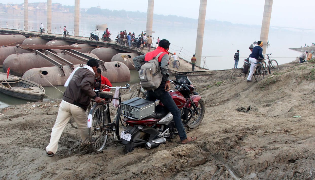 Pipa bridge will construct in mirzapur