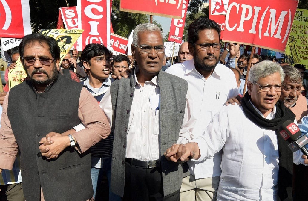  demontiezation: Opposition protests across the country, BJP said, flop show