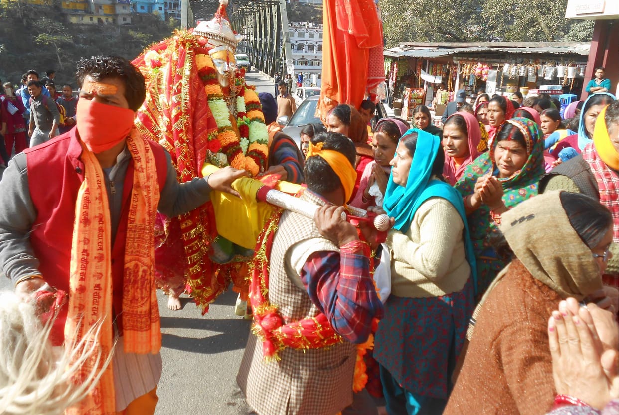 Bahuguna arrived Uma Devi Nagar Ki Doli