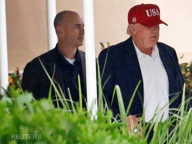 Donald Trump Debuts New '45' Presidential Hat