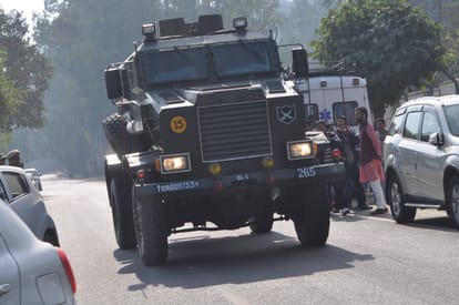 Exchange of fire between Army and terrorists in Nagrota 