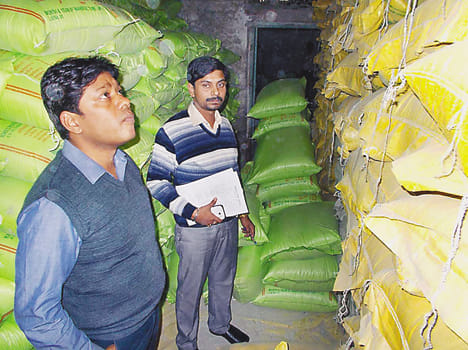 Authorities raid on manure stores
