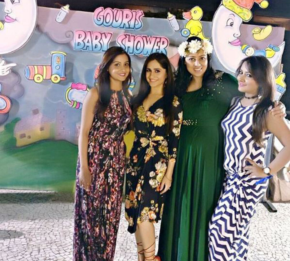 gauri tonk baby shower party photos viral