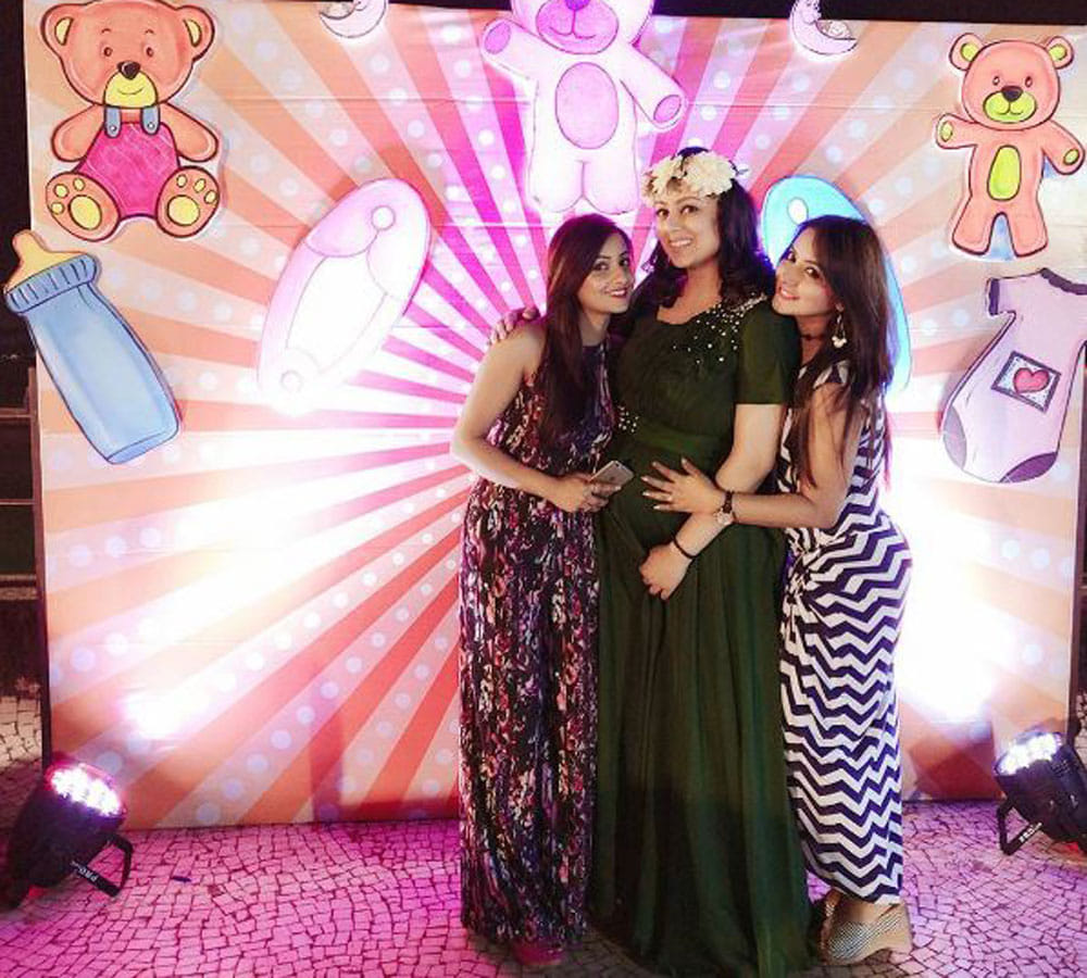 gauri tonk baby shower party photos viral