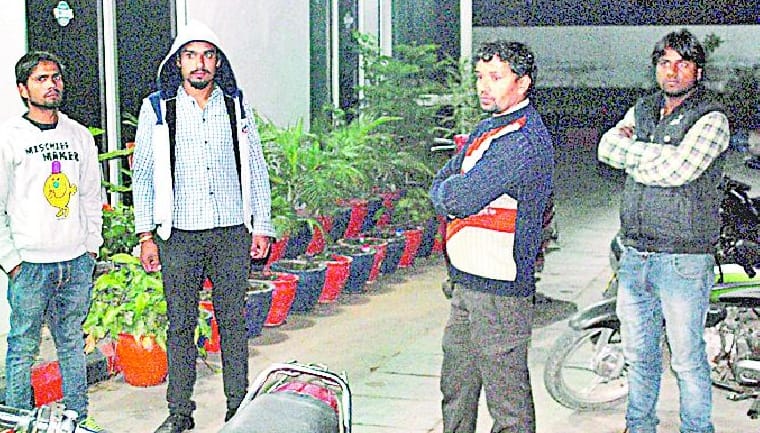 The miscreants attacked at a petrol pump, sabotage