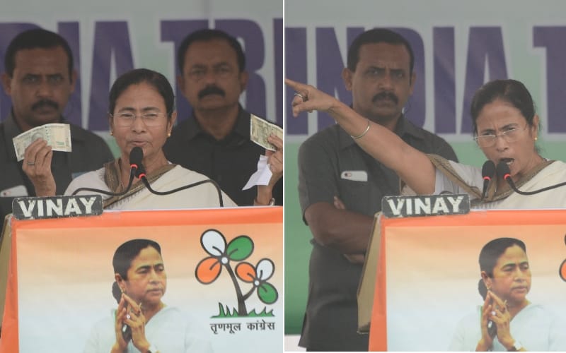 mamata banerjee rally against currency ban in lucknow