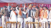 samanta rally, politics, mp rajkumar saini, election 1919, kurukshetra