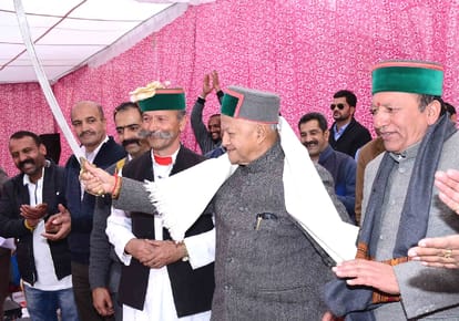 Virbhadra Singh Inaugaurate parking in shimla, New Building to RKMV.
