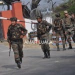 नगरोटा में हमले की जवाबी कार्रवाई के दौरान जवान