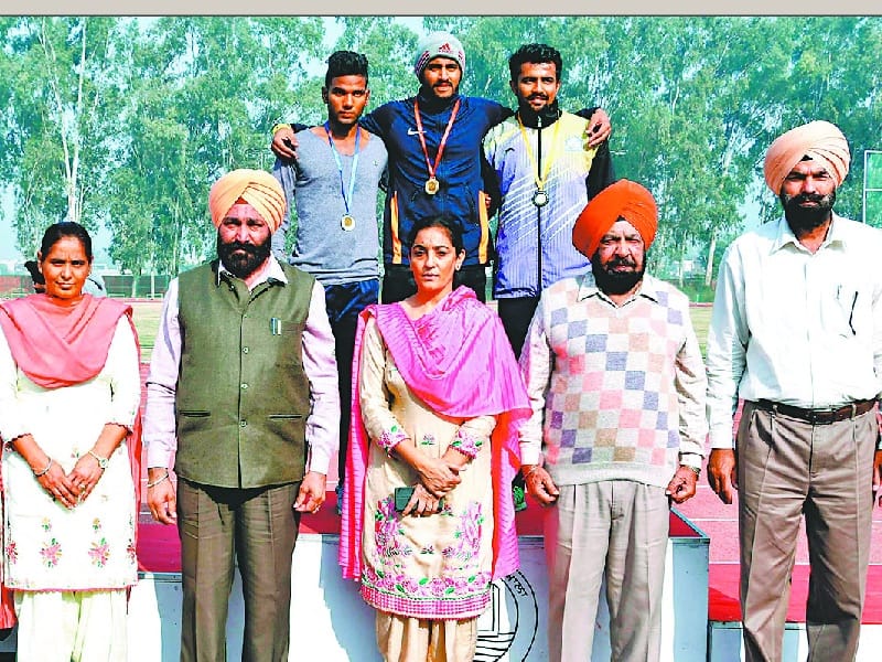Punjabi University, athletics, four new records, women, men, Patiala
