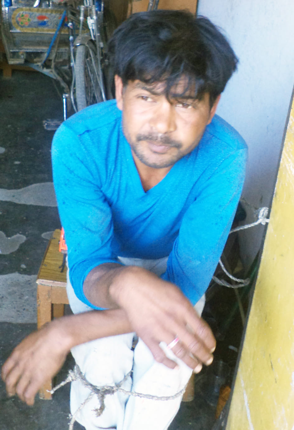 Rickshaw was captured a year later Thieves steal ran