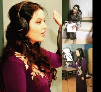 Devendra fadnavis wife dancing in a video with Amitabh bachchan