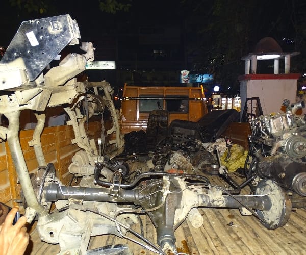  Police found SP's stolen car.