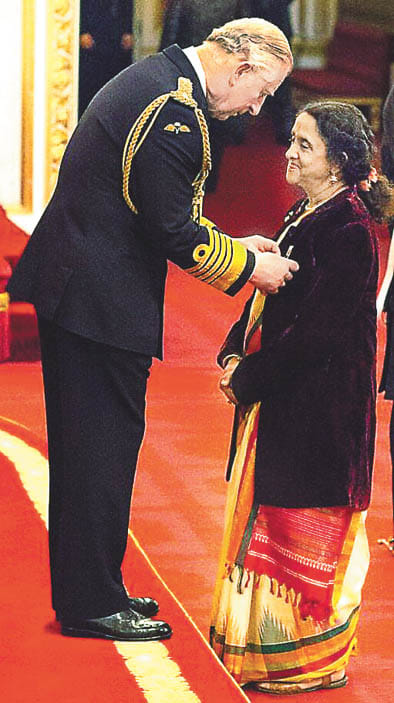 DR. Gita Upadhyay 'Order of the British Empire awarded
